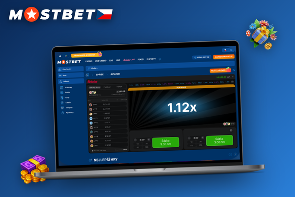 Hráč s notebookem plánuje bankroll pro Mostbet Aviator online session