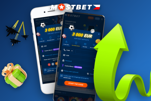 Registrační formulář v mobilní aplikaci Mostbet s polem pro promo kód